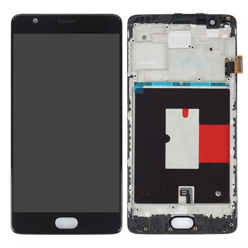 Zwart scherm voor OnePlus 3 / 3T - Originele kwaliteit
