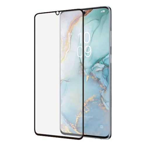 Samsung Galaxy S10 Lite - Zwart curved Tempered glass screenprotector 9H 3D