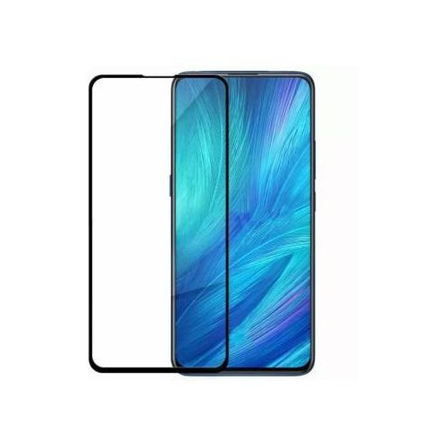 Samsung A90 - Curved tempered glass screenprotector 9H 5D Zwart