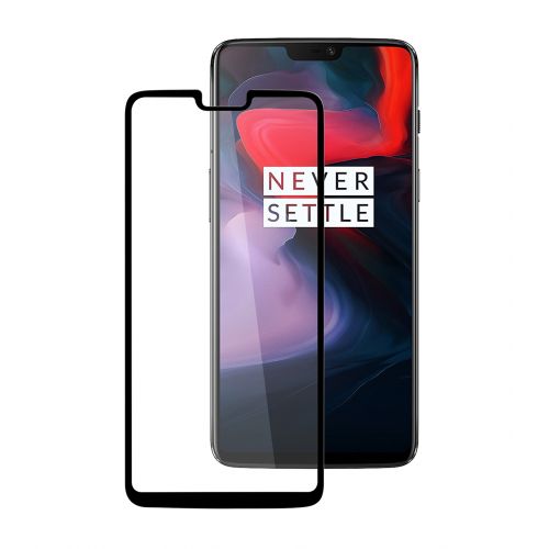 OnePlus 6 - Curved tempered glass 9H 5D Black