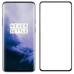 OnePlus 7 PRO - Curved tempered glass screenprotector 9H 5D Zwart