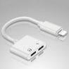 Lightning adapter to charging (lightning) and audio (lightning)