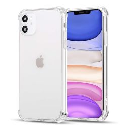 Coque en TPU antichoc transparente pour iPhone 12