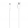 Cable micro USB noir pour recharger et synchroniser