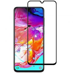 Samsung A70 - Curved tempered glass 9H 5D Black